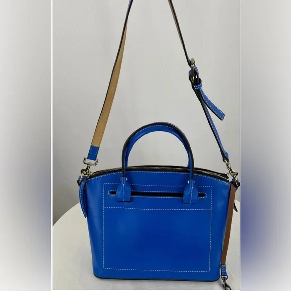 ❤️LIKE NEW DOONEY & BOURKE SATCHEL. COBALT BLUE - Picture 4 of 9